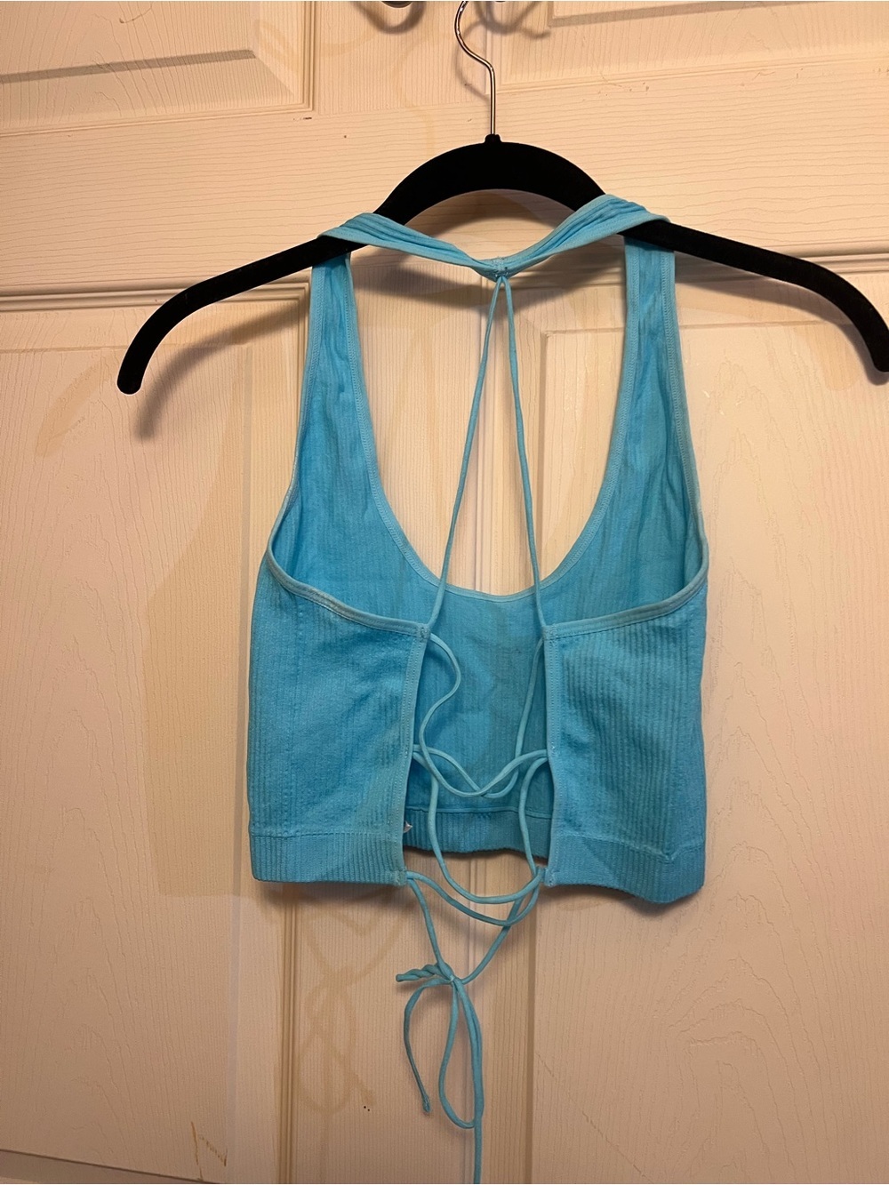 Primark Light Blue Ribbed bralette - Picture 2 of 2